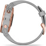 Часы GARMIN FENIX 6S SAPPHIRE GRAY ROSE GOLD WITH GRAY BAND 010-02159-21